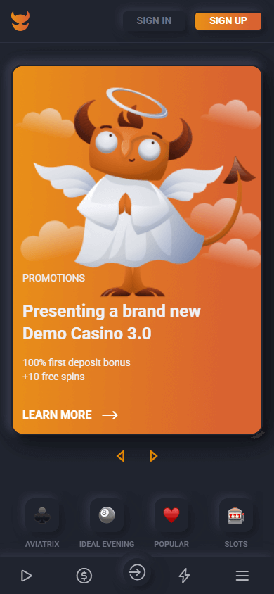 Demo Casino Mobile screenshot